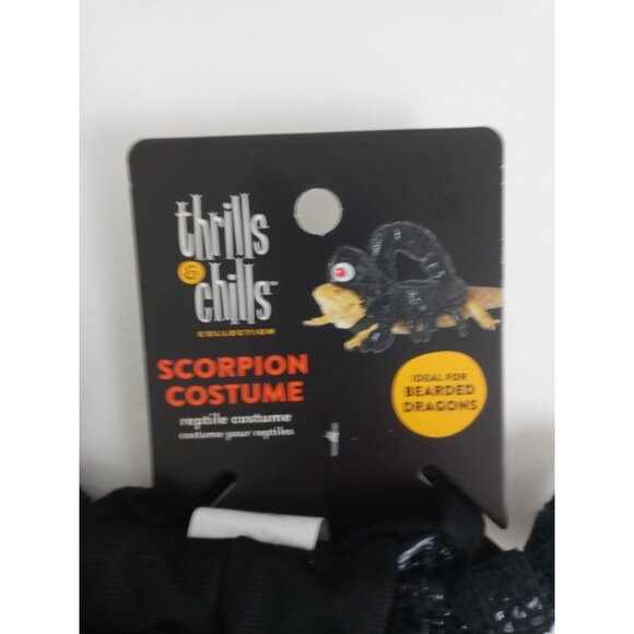 New Thrills & Chills Scorpion Reptile Halloween Costume For Bearded Dragons - Picture 2 of 6
